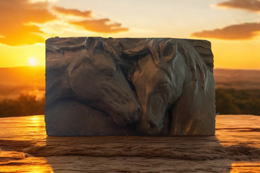 Clean and Leather Lemongrass Soap Limited Edition Horse Design