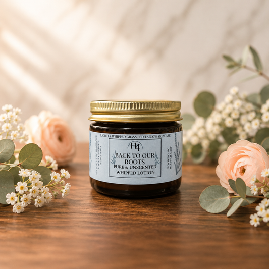 Back to Our Roots Pure & Unscented Tallow Lotion